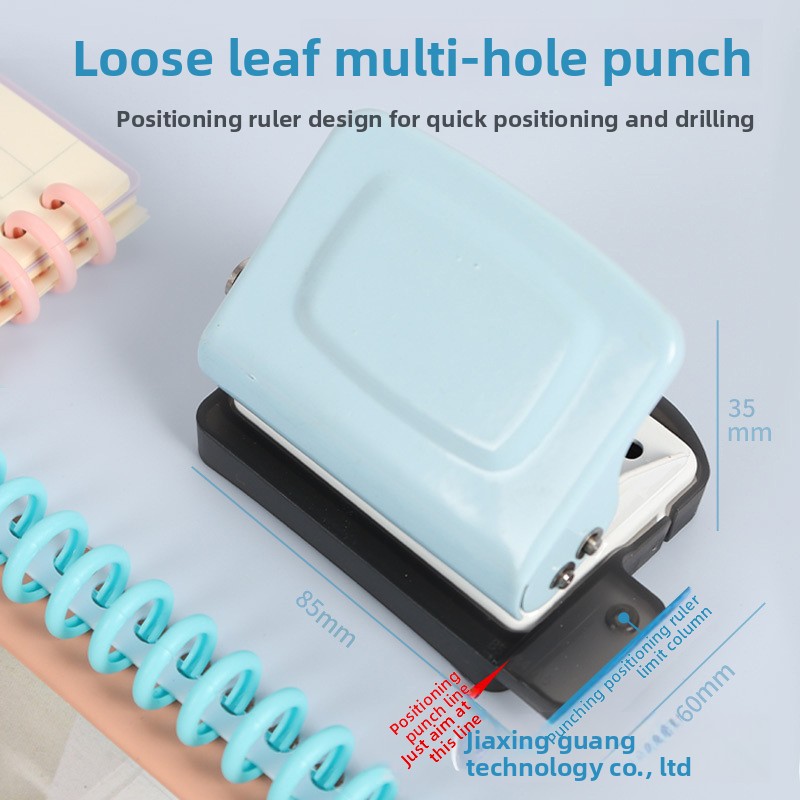 Binding Machine Comb - Pengebor Lubang Mini Kreatif 6 Lubang,