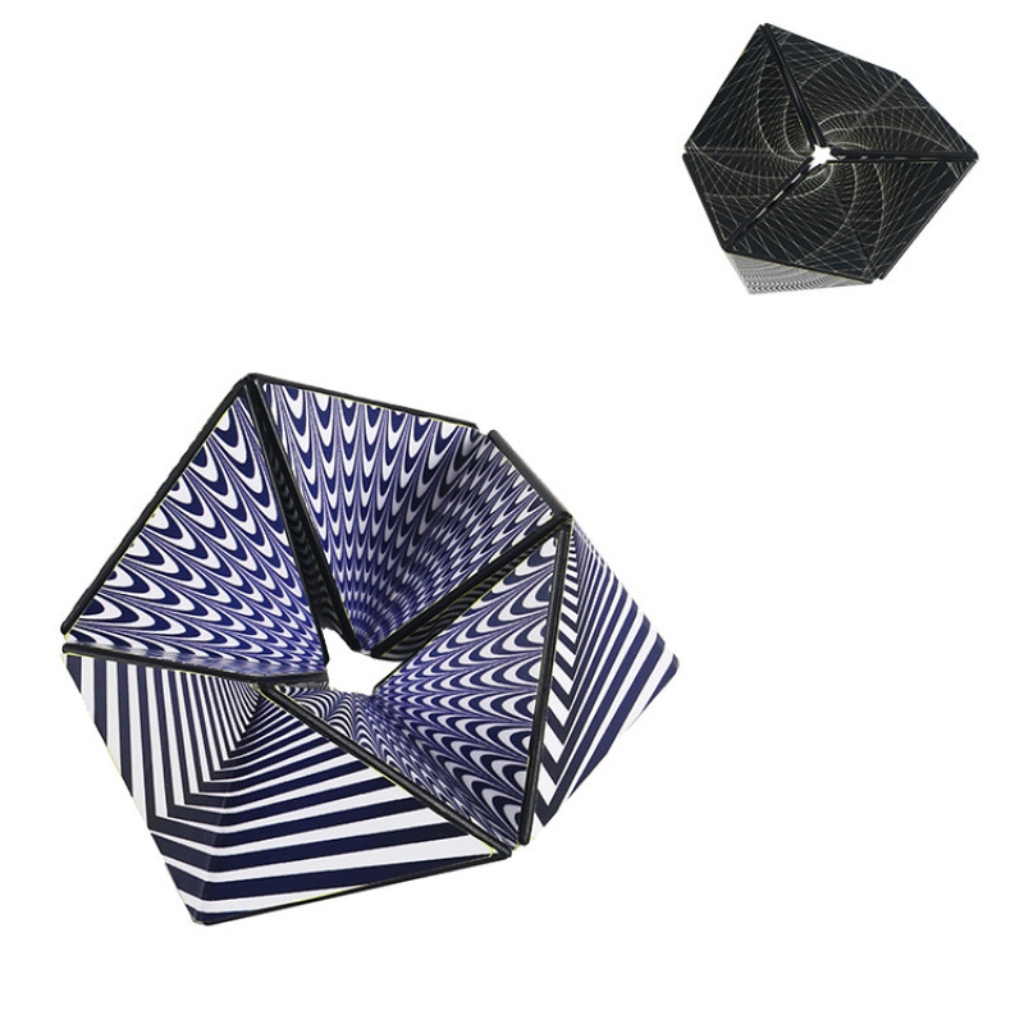 Office Hi Tech - Kubus Geometris 3D Infinite Flip Penghilang