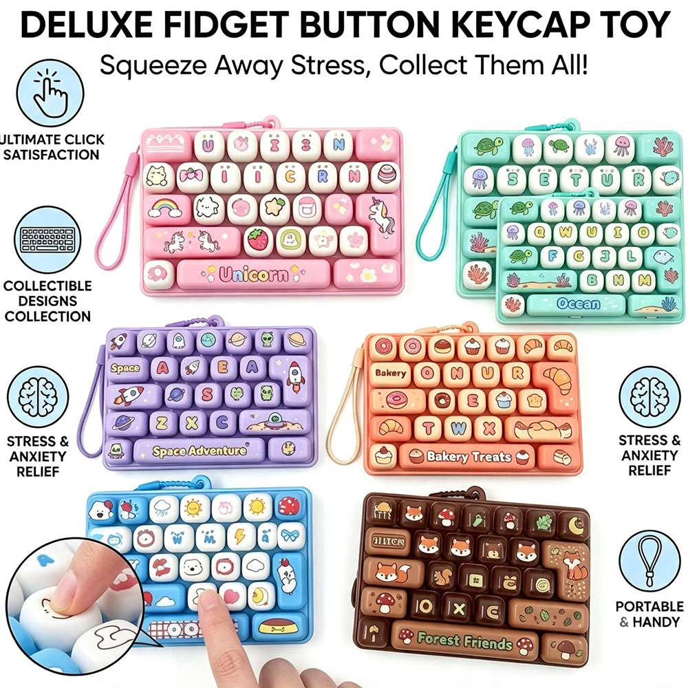 Office Tech Setup - Gantungan Kunci Keyboard Mekanik 26 Tombol