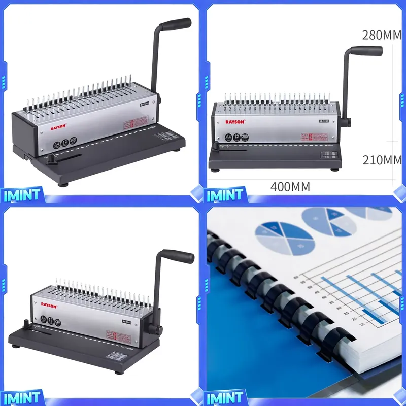 Binding Machine Comb - Mesin Penjilid Buku Karet Rayson SD-1201
