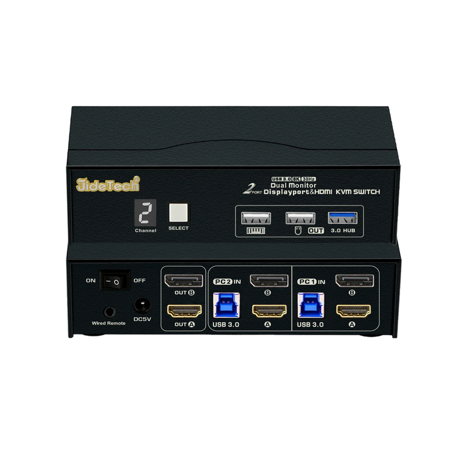 Kvm Switch Dual Monitor - Tersedia JideTech 2 Komputer 2 Monitor