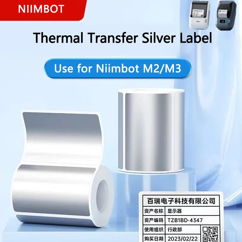 Office Hi Tech - Kertas Transfer Panas Niimbot M2/M3 Silver
