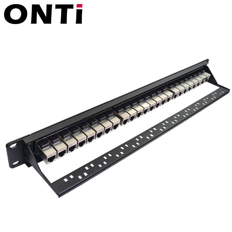 ONTi 19in 1U Rak 24 Port CAT6  - Server Rack Shelf ulasan dan harga