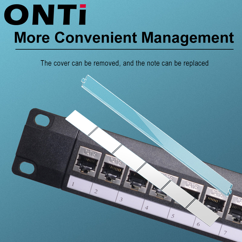 ONTi 19in 1U Rak 24 Port CAT6  - Server Rack Shelf ulasan dan harga