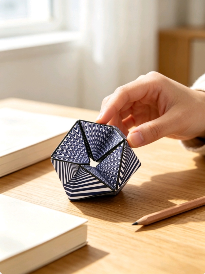 Kubus Geometris 3D Infinite Fl - Office Hi Tech ulasan dan harga