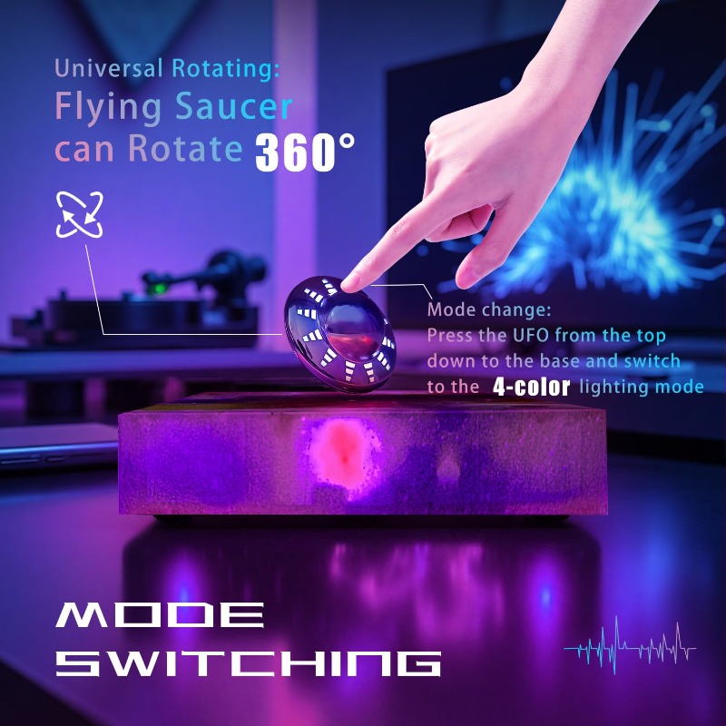 Lampu UFO Melayang 360 Derajat - Office Tech Setup ulasan dan harga