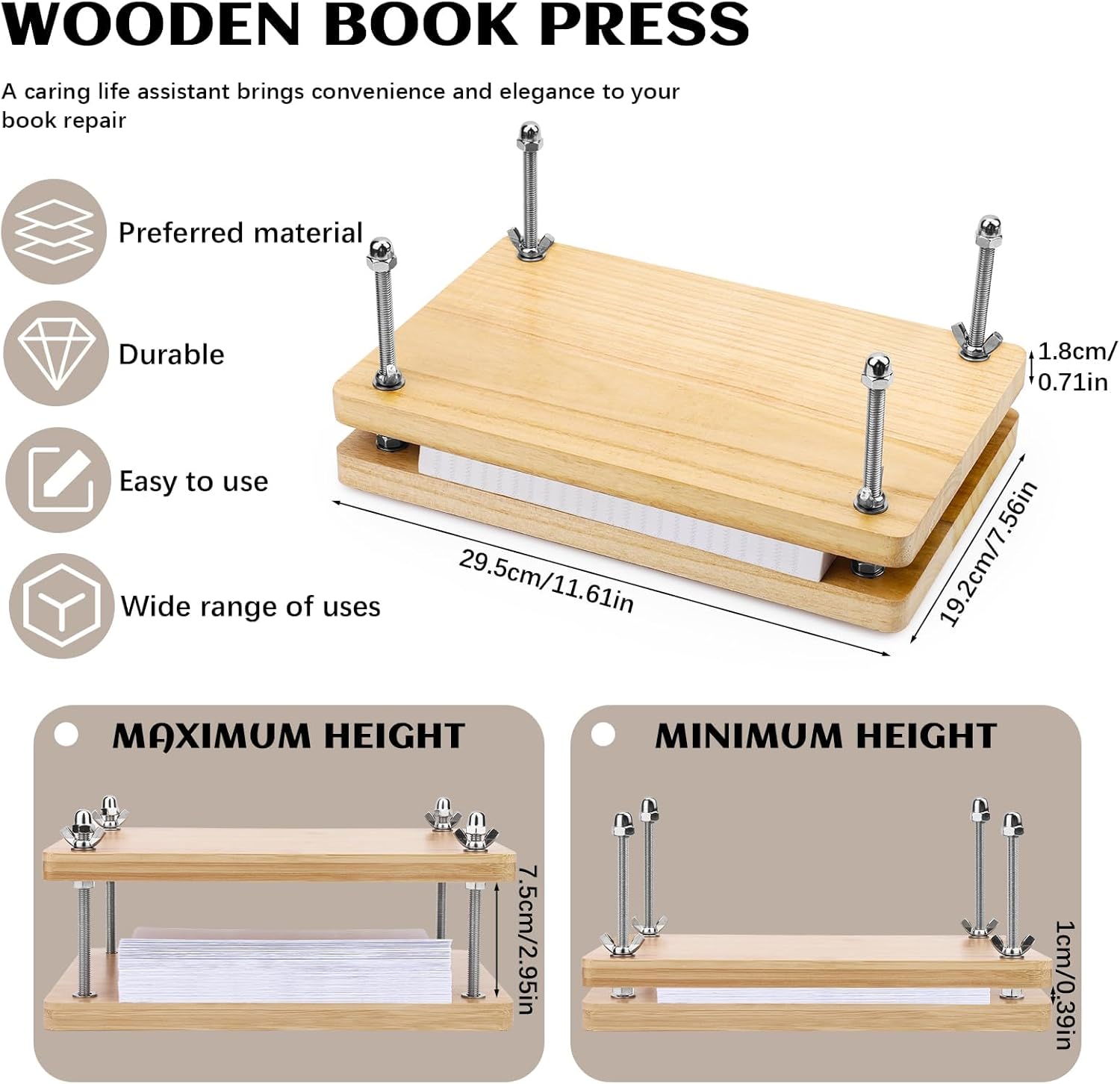 Alat Penekan Buku Kayu, Alat P - Binding Machine Comb ulasan dan harga
