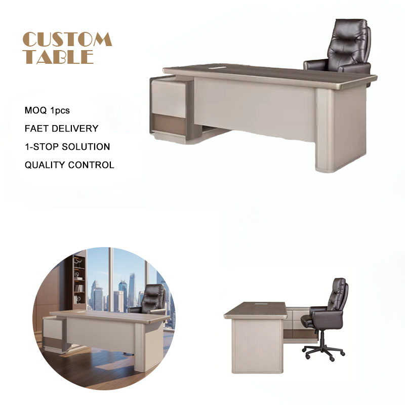 Meja Kantor Ergonomis Modern D - Office Tech Management ulasan dan harga