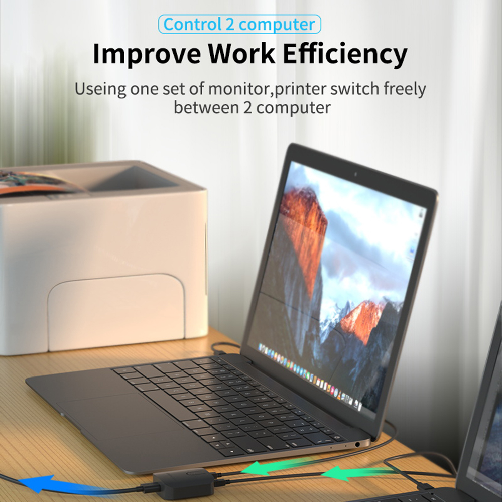 Kotak sakelar KVM 2X1 pilihan  - Kvm Switch Dual Monitor ulasan dan harga