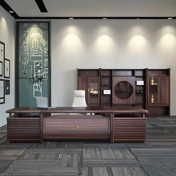 Meja Kantor Modern High Tech u - Office Tech Management ulasan dan harga