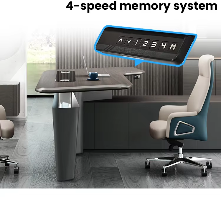 Meja Kantor Kayu Konvertibel G - Office Tech Management ulasan dan harga