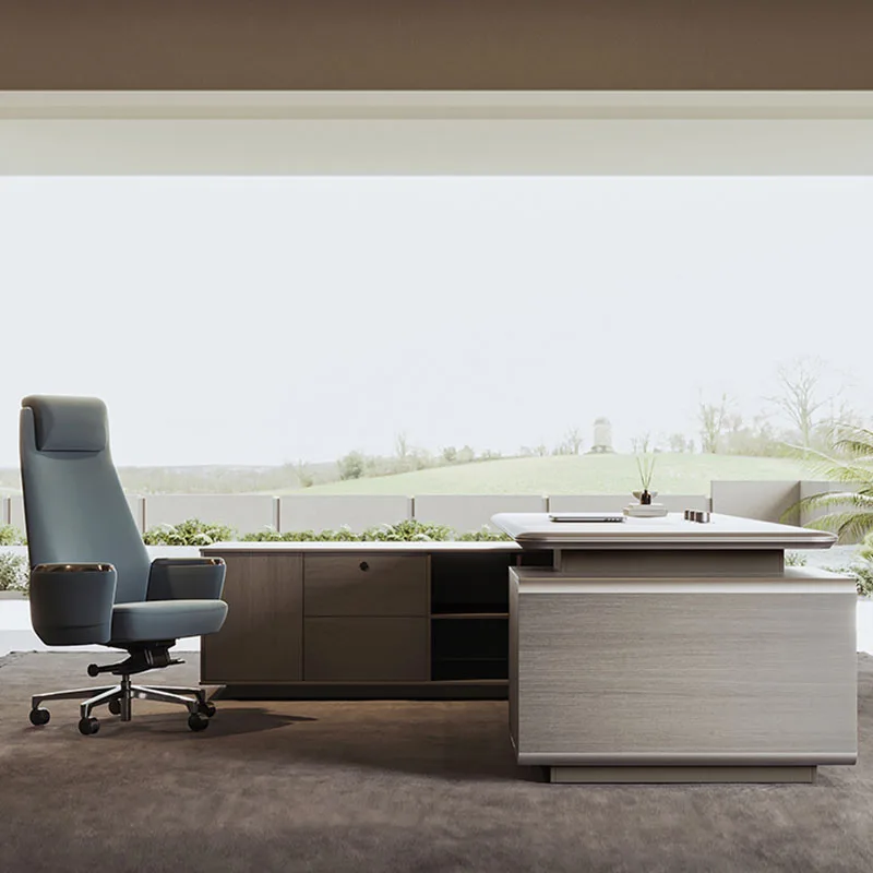 Meja Gaming L Boss untuk Rumah - Office Tech Setup ulasan dan harga