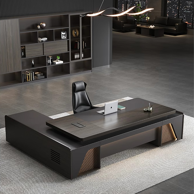 ❀ Meja Eksekutif CEO Modern Me - Office Tech Management ulasan dan harga