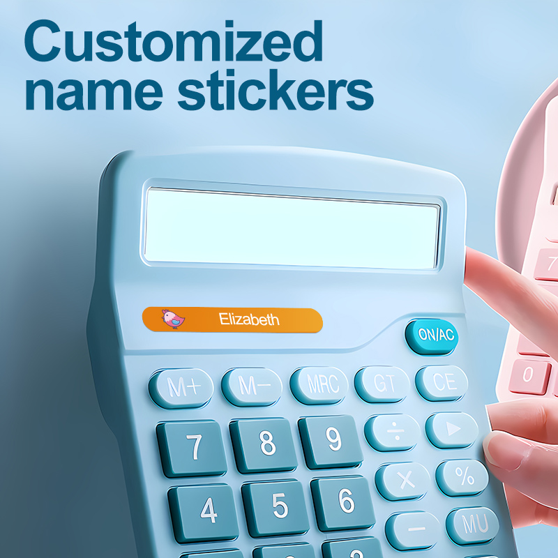 Stiker Nama Warna-warni yang D - Office Hi Tech ulasan dan harga