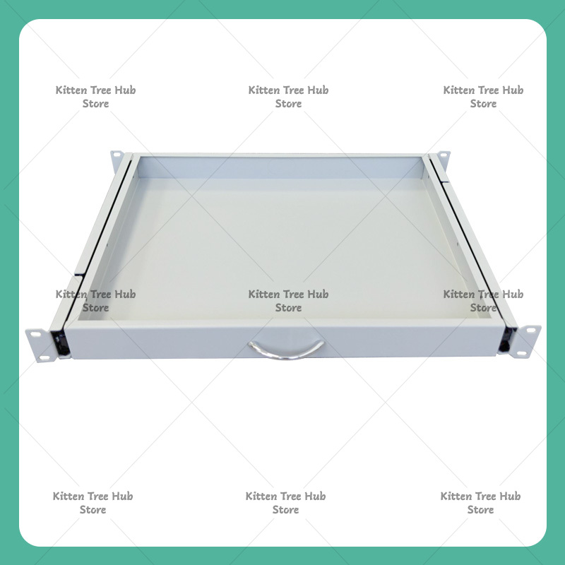 Rak Keyboard 1U untuk Kabinet  - Server Rack Shelf ulasan dan harga